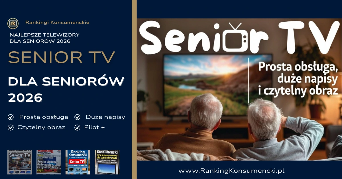 Najlepsze telewizory dla seniorów 2026 – Ranking Konsumencki