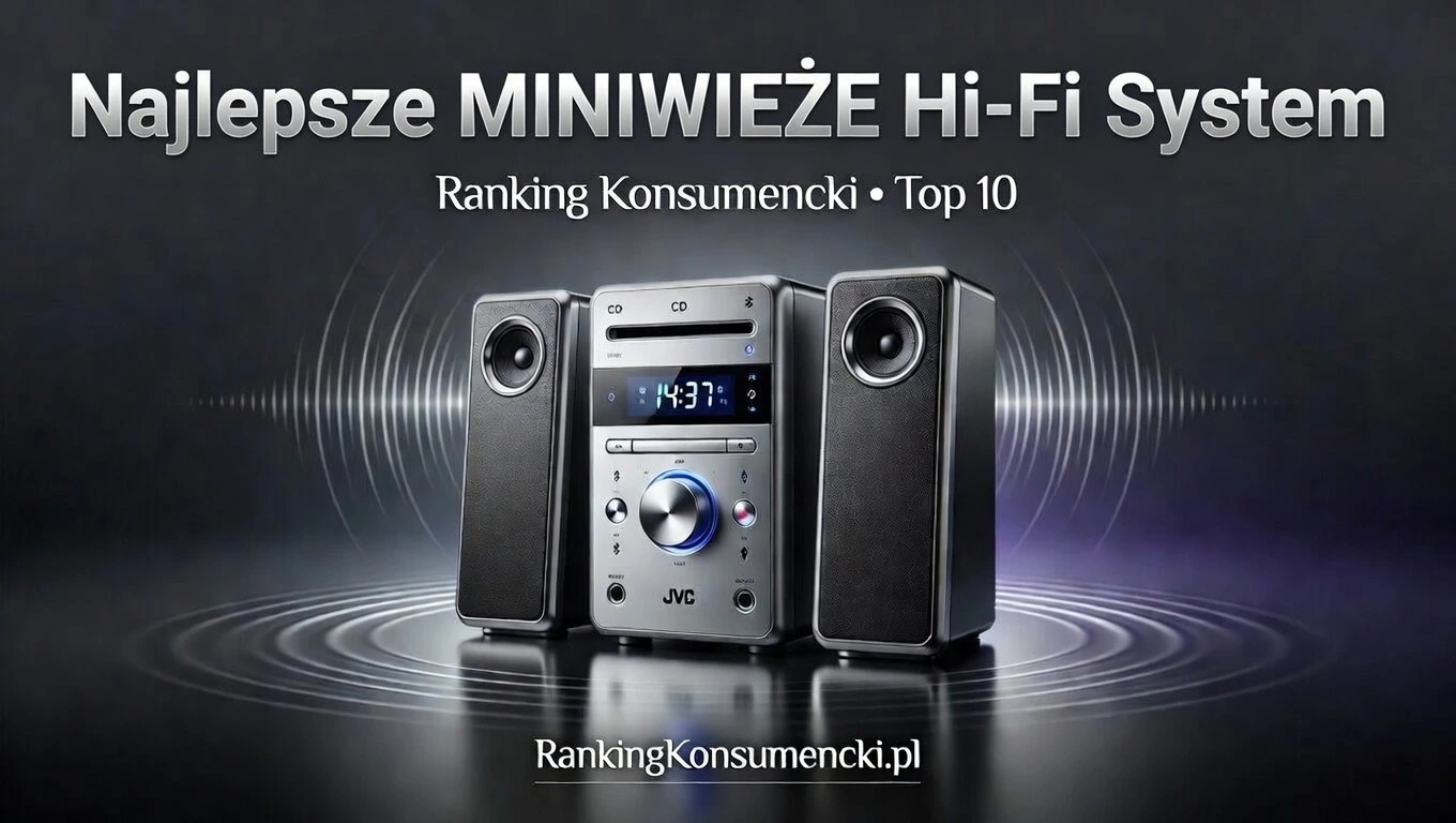 Najlepsze miniwieże stereo 2026 zestawienie