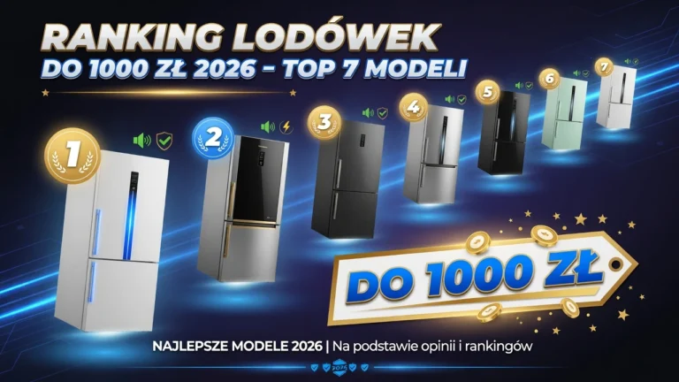Ranking lodówek do 1000 zł – najtańsze lodówki 2026